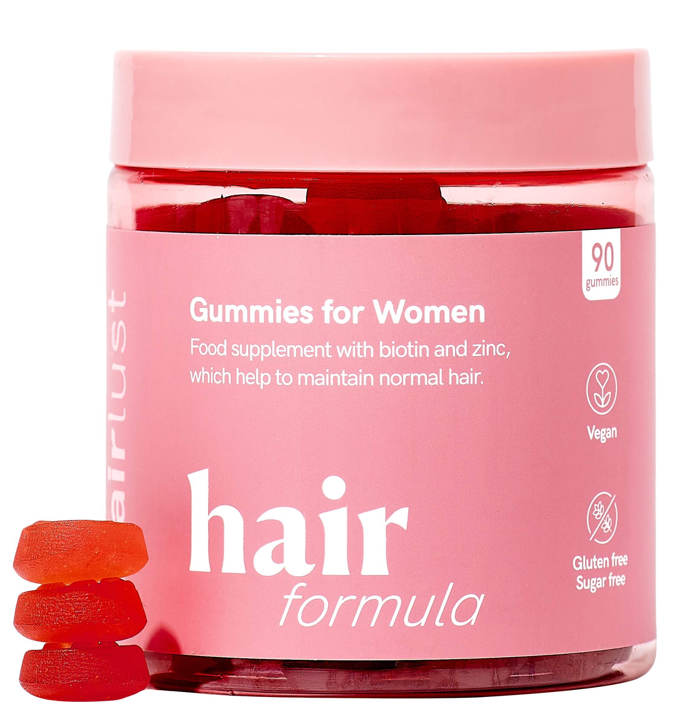 nedadgående længde Necklet Test: Hairlust Hair Formula Gummies For Women Hårvitaminer Til Kvinder  Anmeldelse - Bapoon 2023